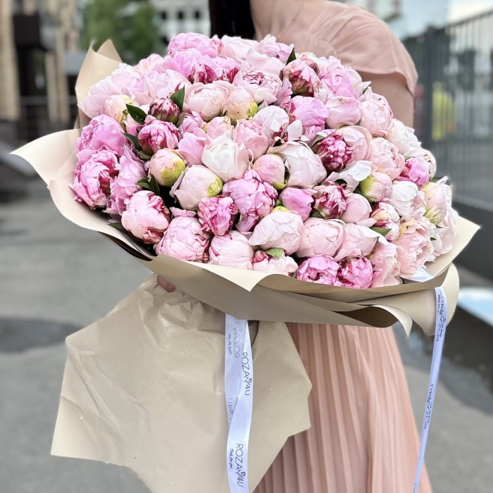 101 пион Нежный Микс