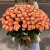 101 пионовидная роза Кахала 60 см