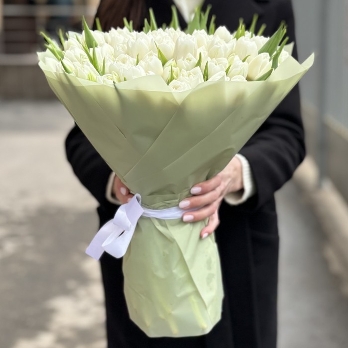 101 пионовидный белый