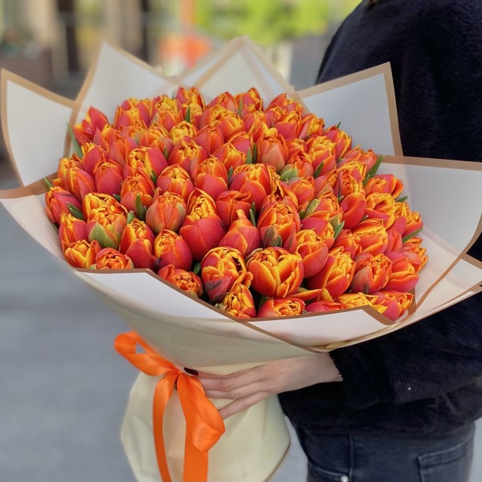 101 пионовидный тюльпан Мира