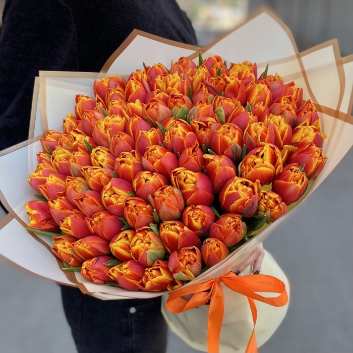 101 пионовидный тюльпан Мира