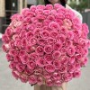 101 розовая роза Свит Юник 60 см