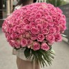 101 розовая роза Свит Юник 60 см