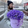 101 синий ирис в коробке