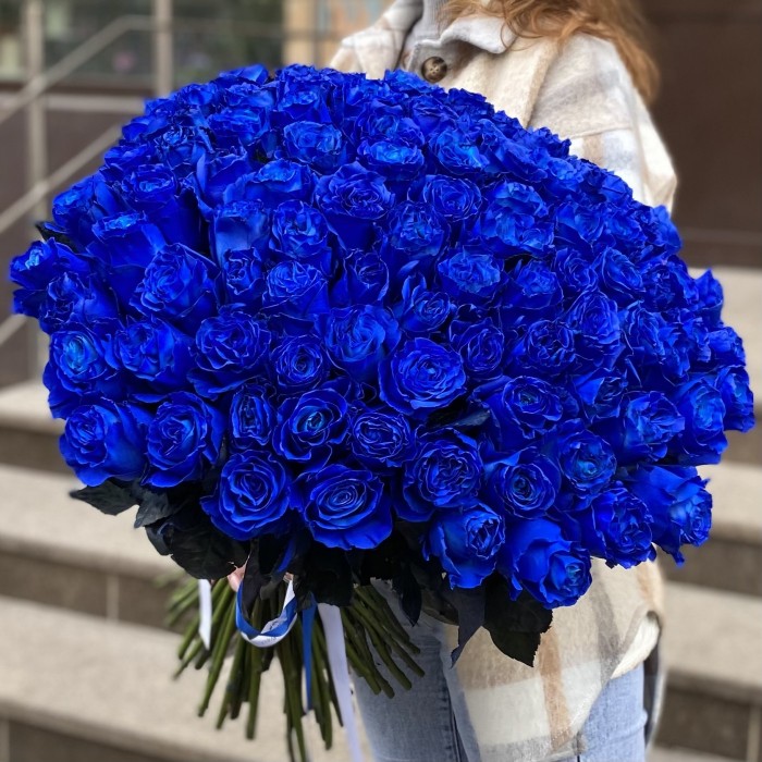 101 синяя роза