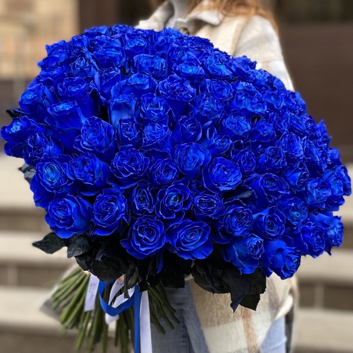 101 синяя роза