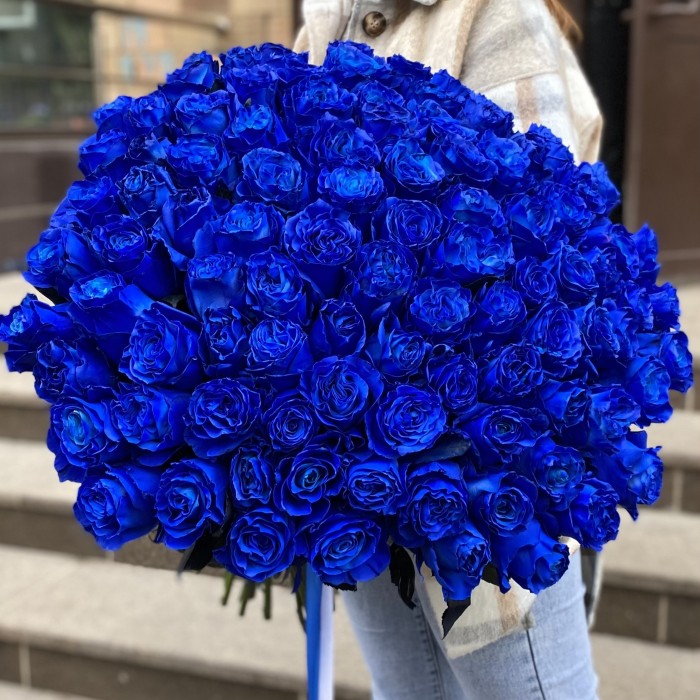 101 синяя роза