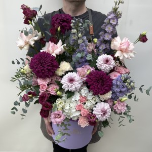 Букет дня с розами Светлая мечта