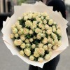 19 кустовых пионовидных роз Саммер-роз 60 см
