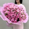 35 кустовых пионовидных роз Леди Бомбастик 40 см