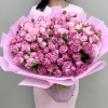 35 кустовых пионовидных роз Леди Бомбастик 40 см
