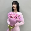 7 кустовых пионовидных роз Леди Бомбастик 40 см