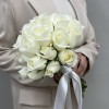 Букет невесты из белых роз