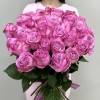35 сиреневых роз Куинс Краун 60 см