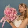 15 кустовых сиреневых роз Кэнди Флоу 50 см
