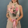 5 кустовых розовых роз Кэнди Флоу 40 см