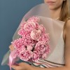 7 кустовых пионовидных роз Кэнди Флоу 50 см
