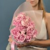 7 кустовых пионовидных роз Кэнди Флоу 50 см
