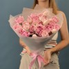 9 кустовых сиреневых роз Кэнди Флоу 50 см
