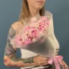 9 кустовых сиреневых роз Кэнди Флоу 50 см