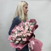 35 кустовых роз Рефлекс 40см с эвкалиптом