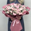35 кустовых роз Рефлекс 40см с эвкалиптом