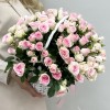 25 кустовых роз Гуд Муд в корзине