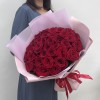 35 красных роз 50 см