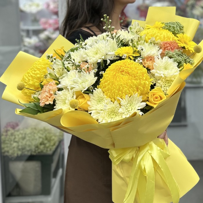 Букет дня с розами Сказка