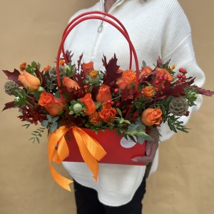 Букет дня в коробке летняя фантазия