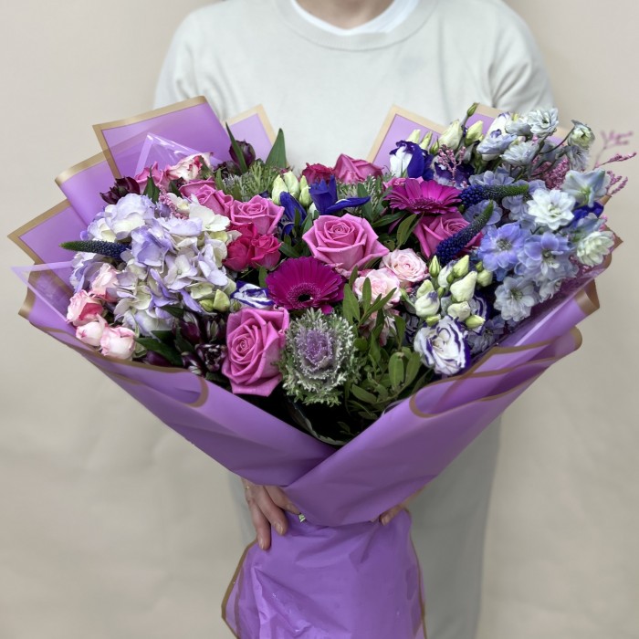 Букет дня с розами Романтический вечер