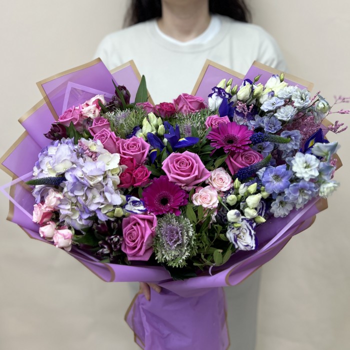 Букет дня с розами Романтический вечер