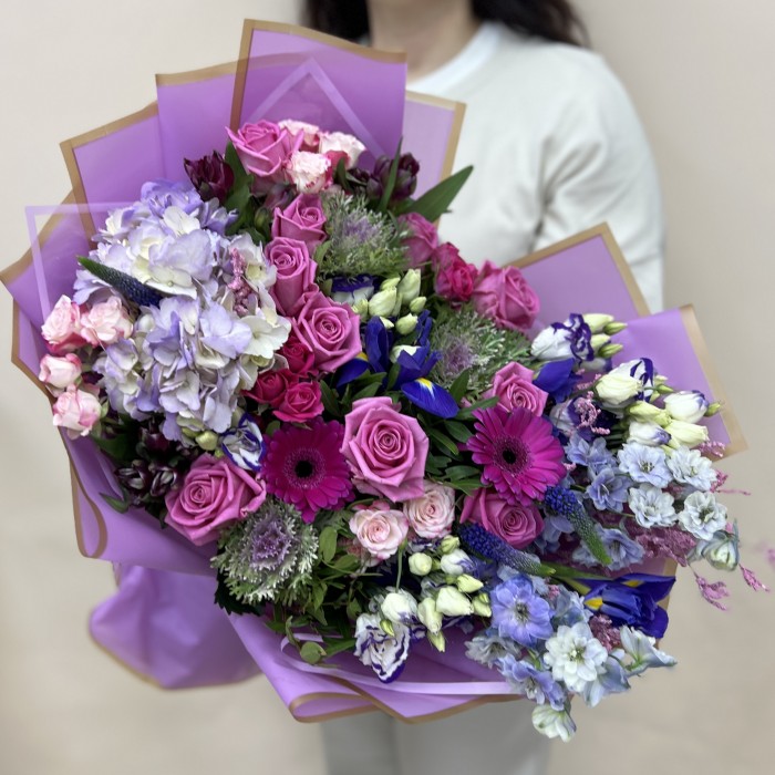 Букет дня с розами Романтический вечер