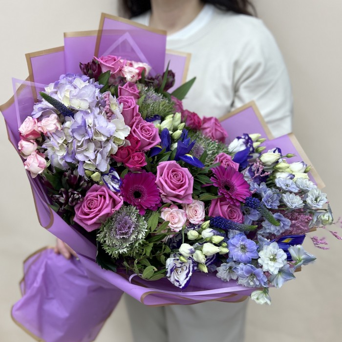 Букет дня с розами Романтический вечер