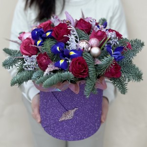 Букет дня в коробке Символ Любви