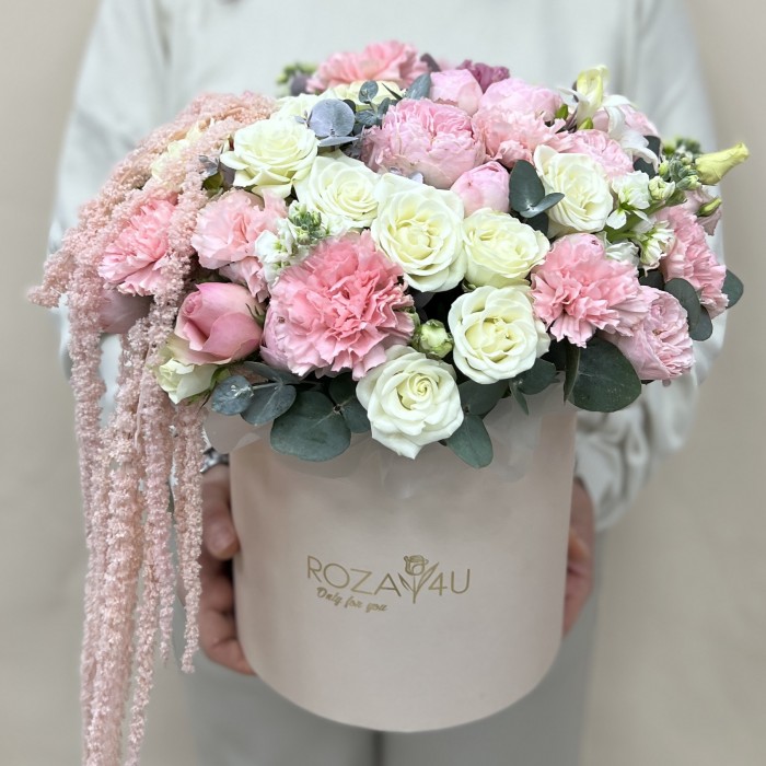 Букет дня  в коробке  яркое настроение