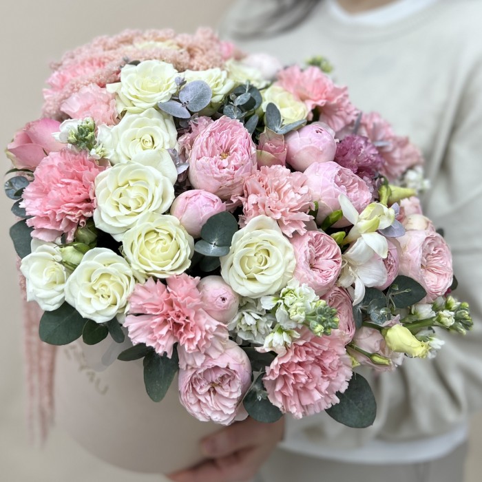 Букет дня  в коробке  яркое настроение