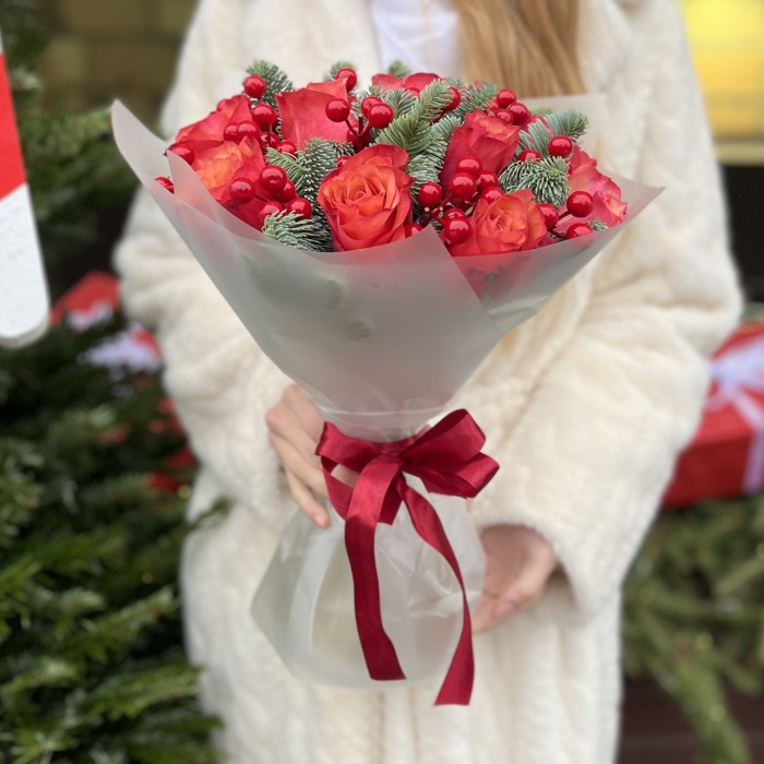 11 роз Боргат с нобилисом