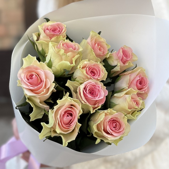 11 роз Топ-гир 50 см