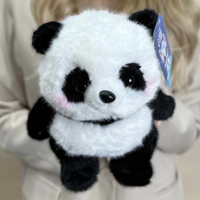 Игрушка мягкая Панда розовые щечки