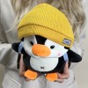 Игрушка мягкая Пингвин в оранжевой шапке