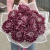 11 фиолетовых хризантем