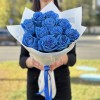 11 голубых роз Бэби Блю