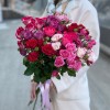 11 высоких кустовых роз 70 см