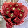 11 роз Ред Монстер 50 см