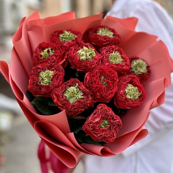 11 роз Ред Монстер 50 см