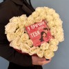 Коробка Сердце из Роз Я Тебя Люблю