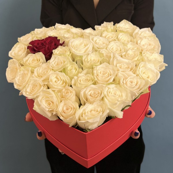 Коробка Сердце из Роз