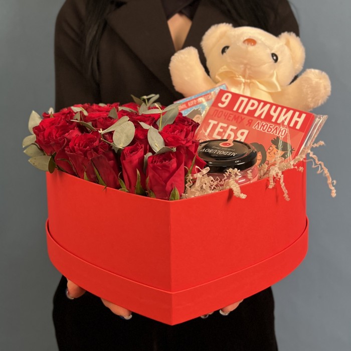 Коробка Сердце - Нежные Объятия