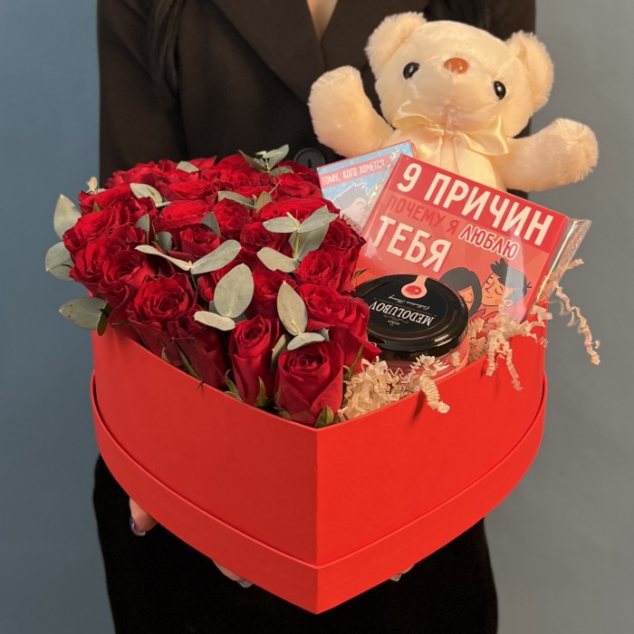 Коробка Сердце - Нежные Объятия